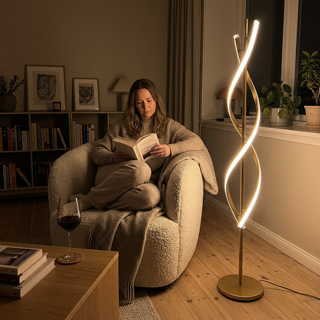 Marholm Velo Golvlampa (Guld)
