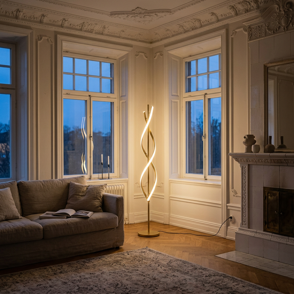 Marholm Velo Golvlampa (Guld)