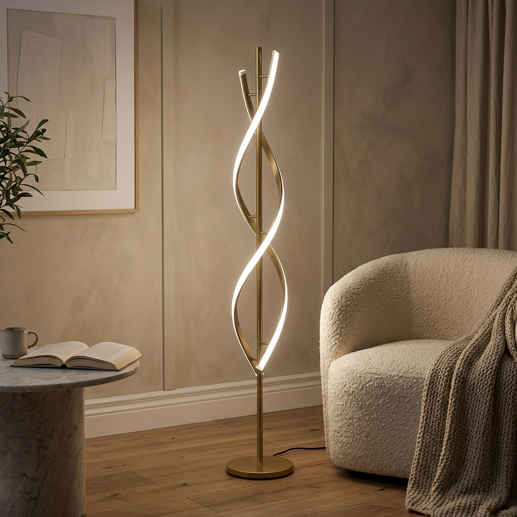 Marholm Velo Golvlampa (Guld)