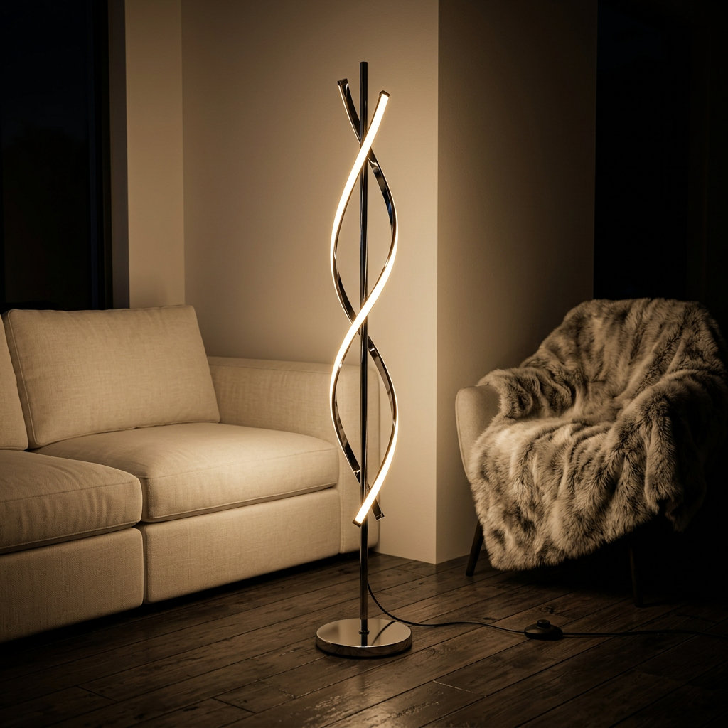 Marholm Velo Golvlampa (Krom)