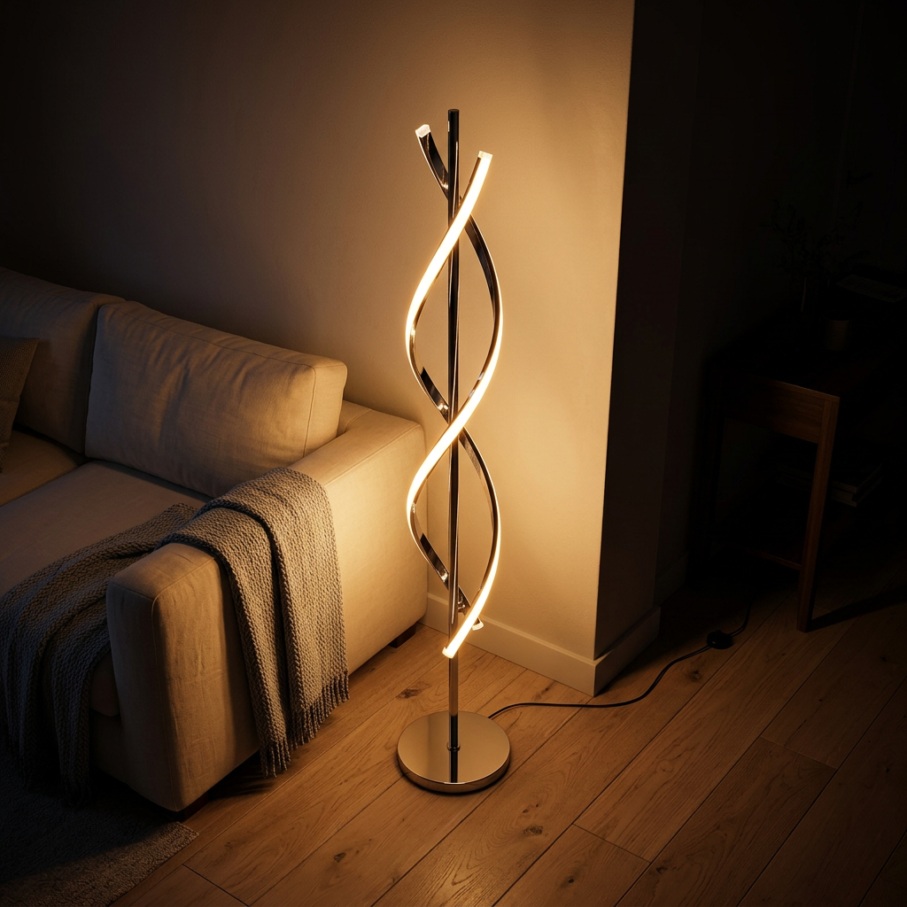 Marholm Velo Golvlampa (Krom)