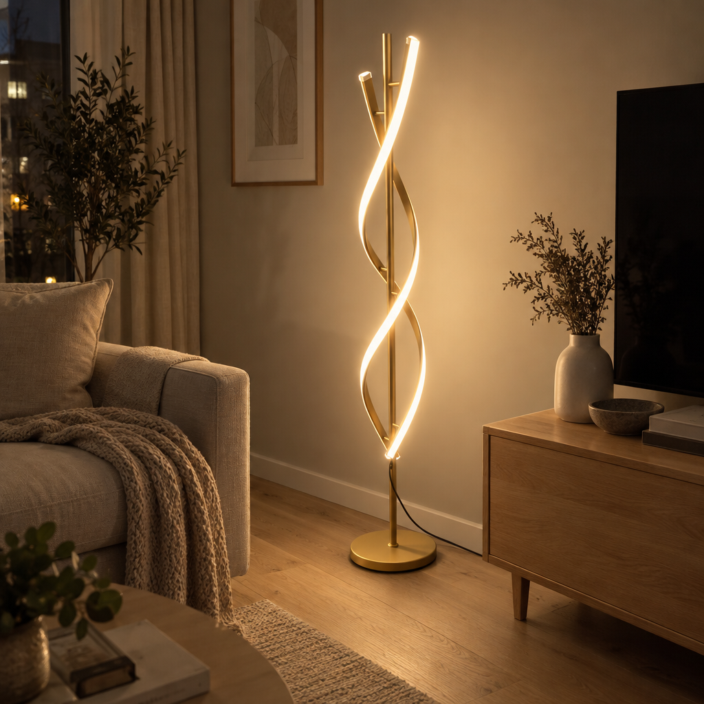 Marholm Velo Golvlampa (Guld)