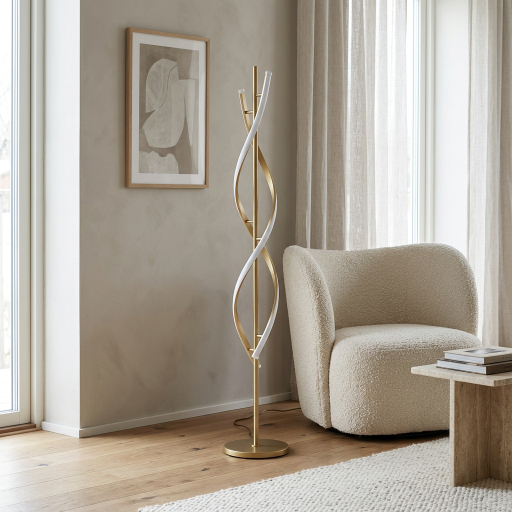 Marholm Velo Golvlampa (Guld)